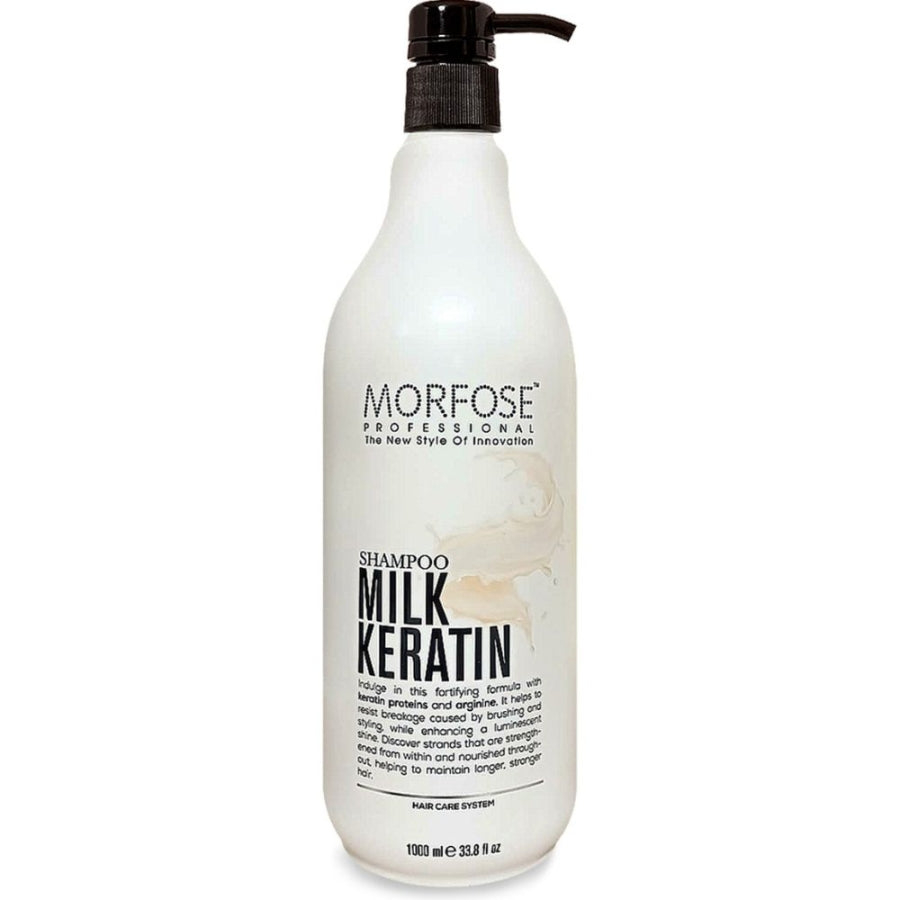 Morfose Milk Keratin Shampoo Strengthening Hair Cleanser 1000ml