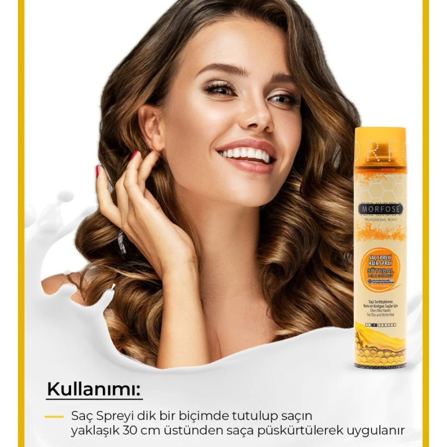 Morfose Milk & Honey Hair Styling Cream for Soft Hold 250ml