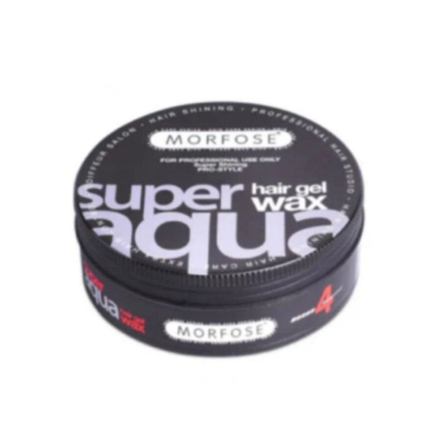 Morfose Super Aqua Black Wax Strong Hold Hair Gel 150 ml