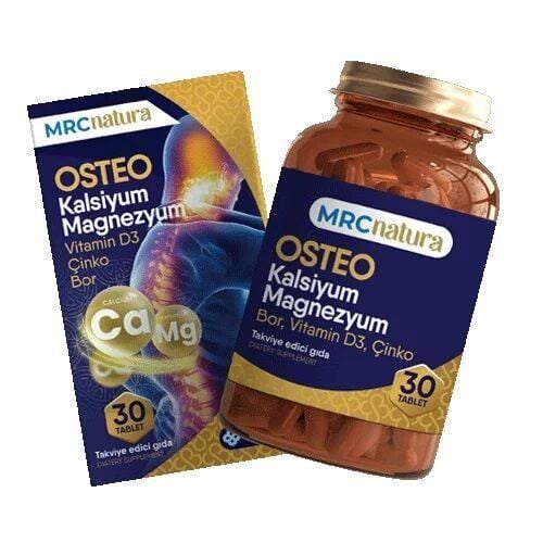 Mrc Natura Osteo Calcium Magnesium Mineral Support 30 Tablets
