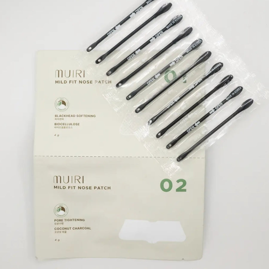 Muiri Mild Fit Nose Patch 2-Step Pore & Blackhead Cleanser