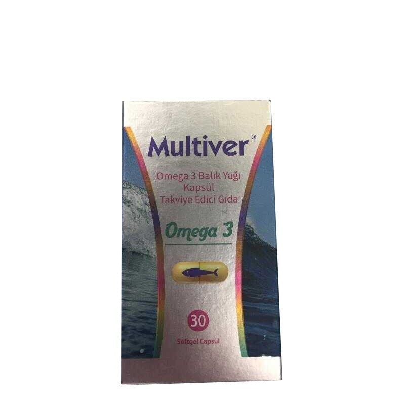 Farma Life Multiver Omega 3 Fish Oil Dietary Supplement 30 Softgels
