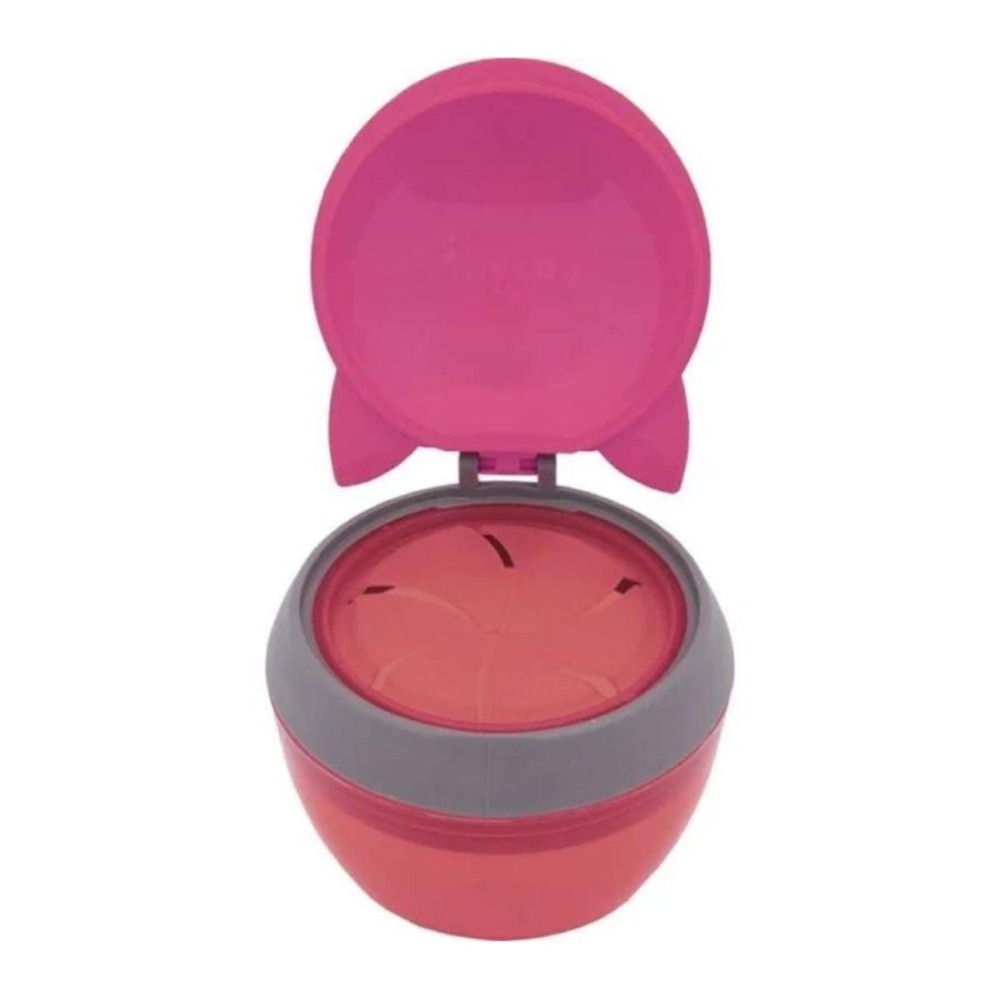 Mycey Snack Cup Pink for Mess-Free Toddler Feeding