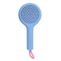 Nascita Retractable Hair Brush with Built-in Mirror Blue