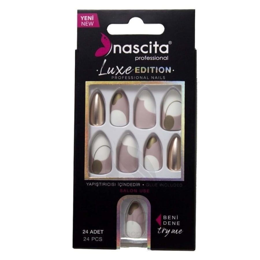 Nascita Luxe False Nails Professional Finish Set 24 Pieces