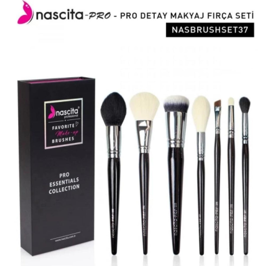 Nascita Pro Detail Makeup Brush Set for Flawless Application 7 Pieces