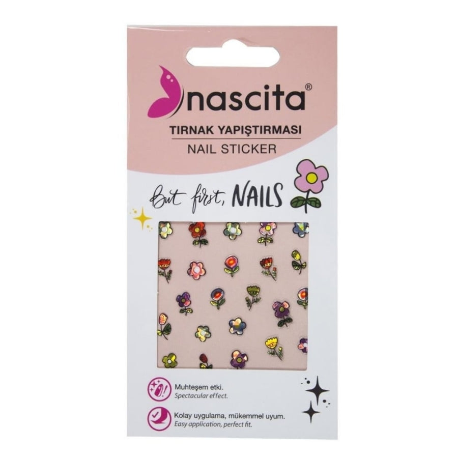 Nascita Nail Sticker 31 Floral Design for Easy Nail Art