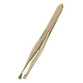 Nascita Gold Slant Tip Tweezers for Precise Grooming 1 Count