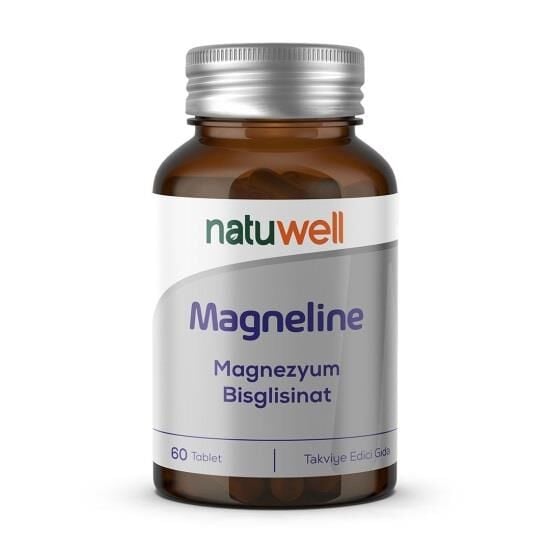 Natuwell Magneline Magnesium Bisglycinate Supplement 60 Tablets
