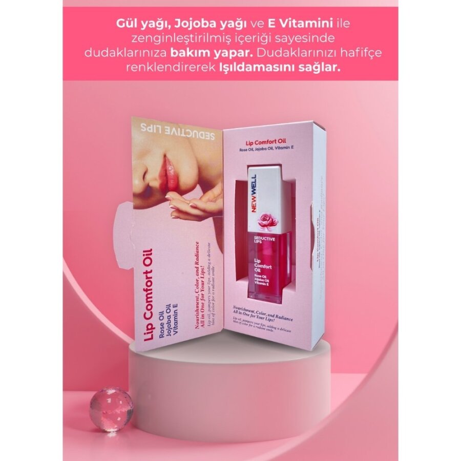 New Well Lip Comfort Oil Nourishing Gloss 5ml