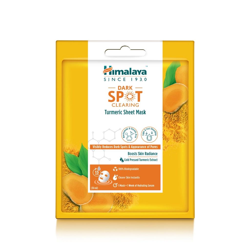 Himalaya Turmeric Sheet Mask for Blemish-Prone Skin 30 ml