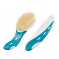 Nuk Baby Brush and Comb Set Soft Natural Bristles Blue