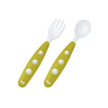Nuk Mini Fork and Spoon Set for Toddlers 8+ Months Yellow
