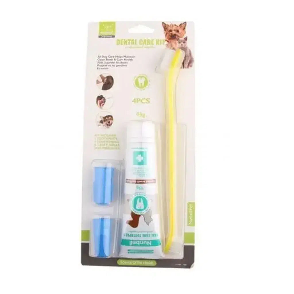 Nunbell Meat Flavored Cat & Dog Dental Cleaning Kit