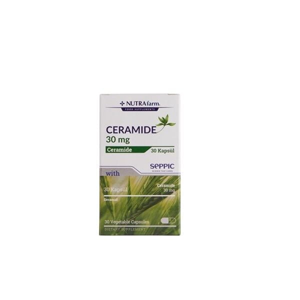 Nutrafarm Ceramide 30 mg Skin Support Supplement 30 Capsules