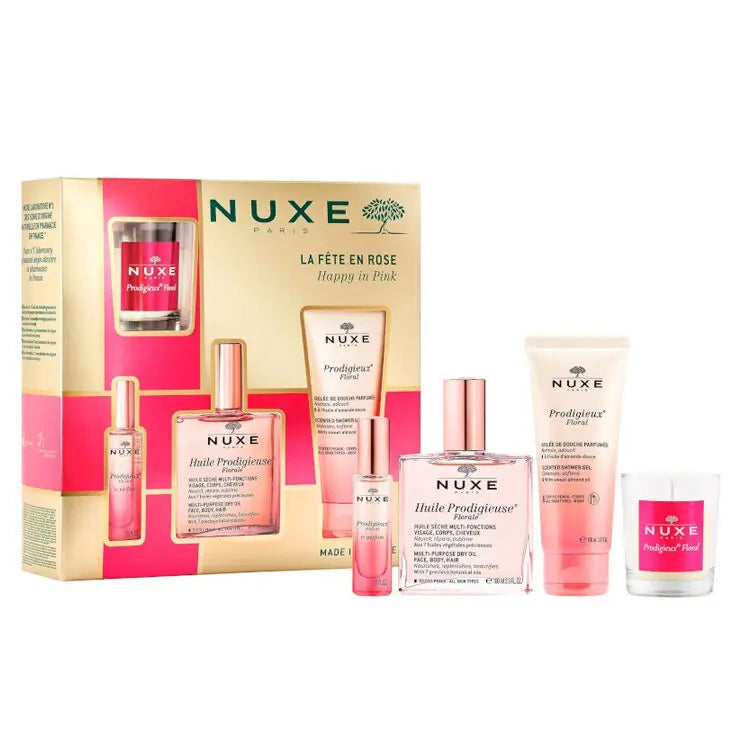 Nuxe Huile Prodigieuse Florale Pink Beauty Set 3 Pieces