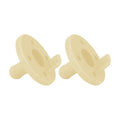 Oioi Mellow Yellow Silicone Pacifier Set 2 Pack