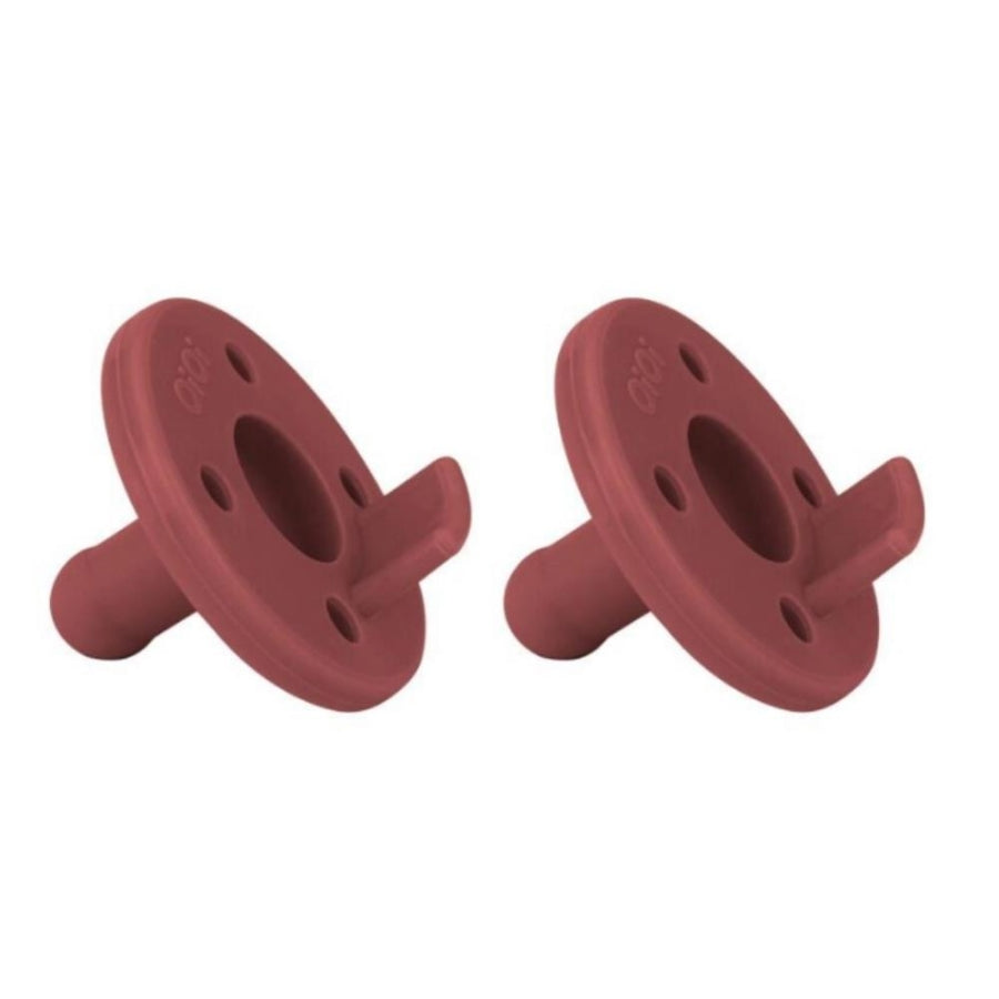 Oioi Pacifier 2-Pack Velvet Rose Soft Silicone 0-6m
