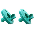 Oioi Emzix Premium Silicone Orthodontic Pacifier 2-Pack Green
