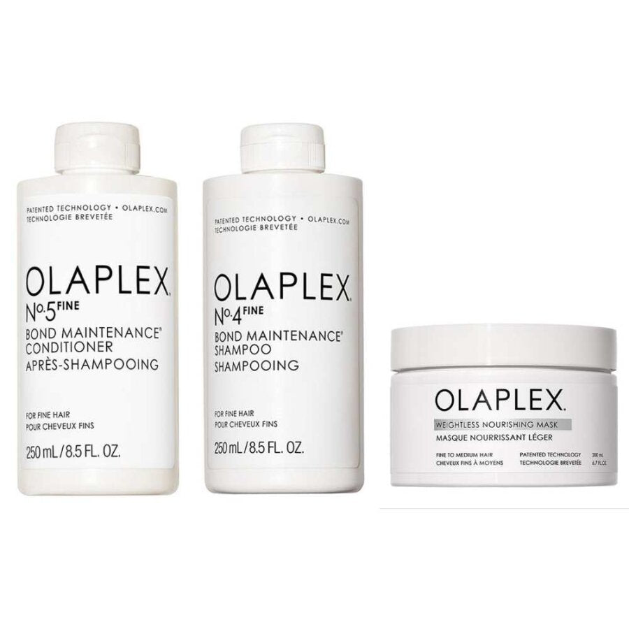 Olaplex Fine Hair Bond Building Repair Set for Volume 4-Piece Kit