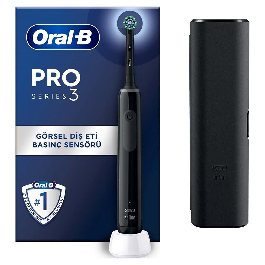 Oral-B Pro 3 3500 Rechargeable Electric Toothbrush Black