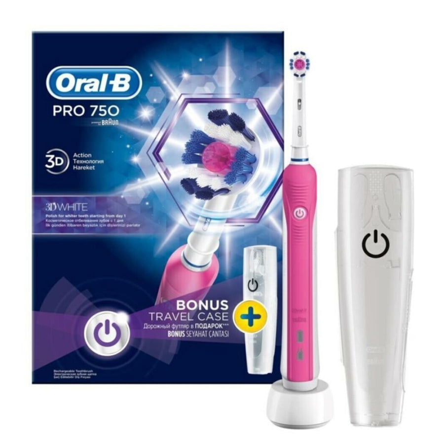 Oral-B Pro 750 Cross Action Rechargeable Toothbrush Black