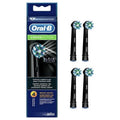 Oral-B Cross Action Replacement Brush Heads Black 4 Count