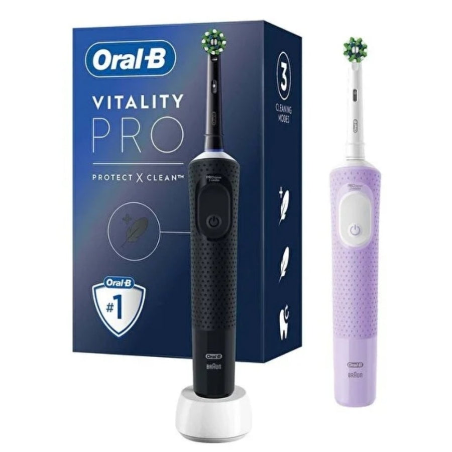 Oral-B Vitality Pro D103 Cross Action Rechargeable Toothbrush 2-Pack