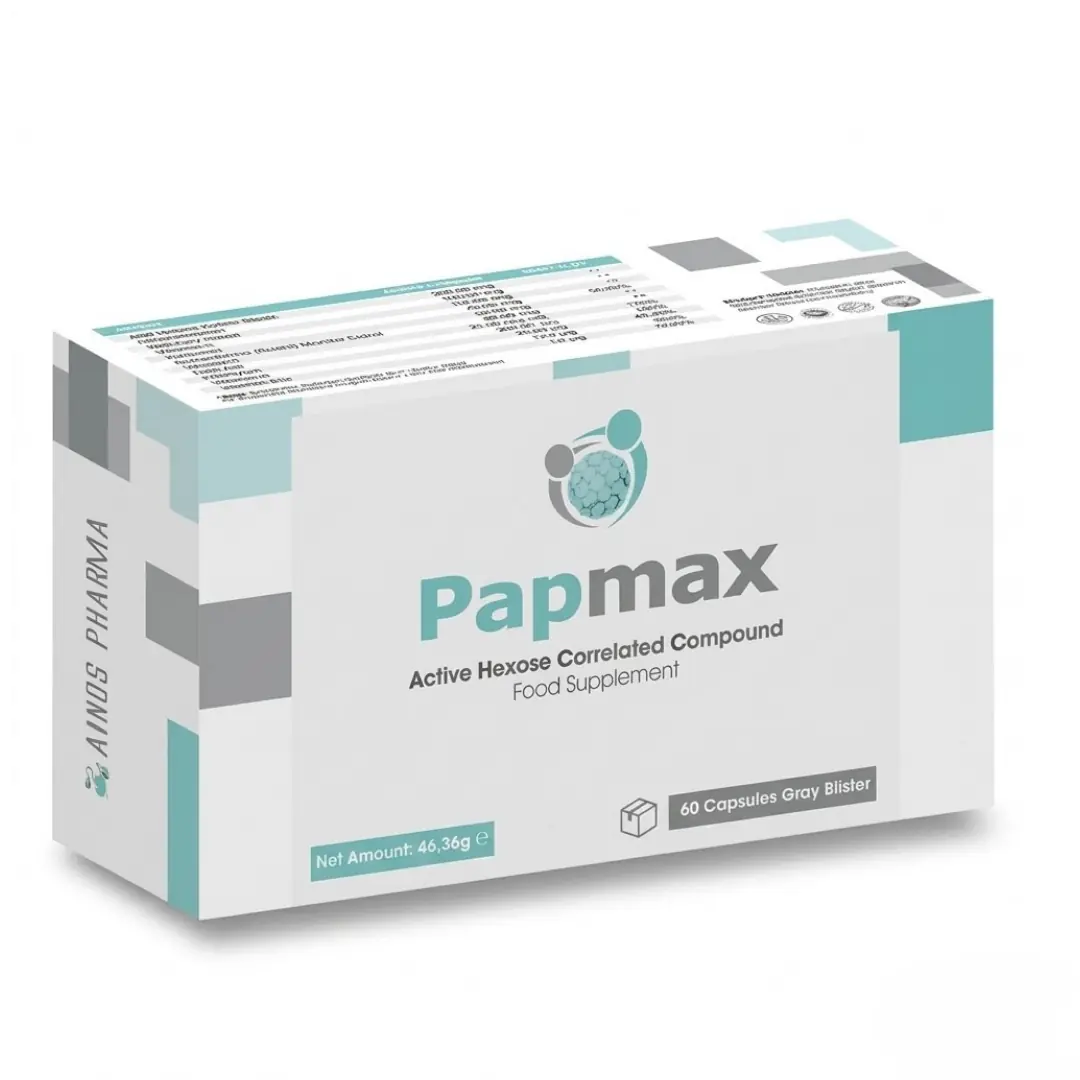 Ainos Pharma Papmax Dietary Supplement 60 Capsules