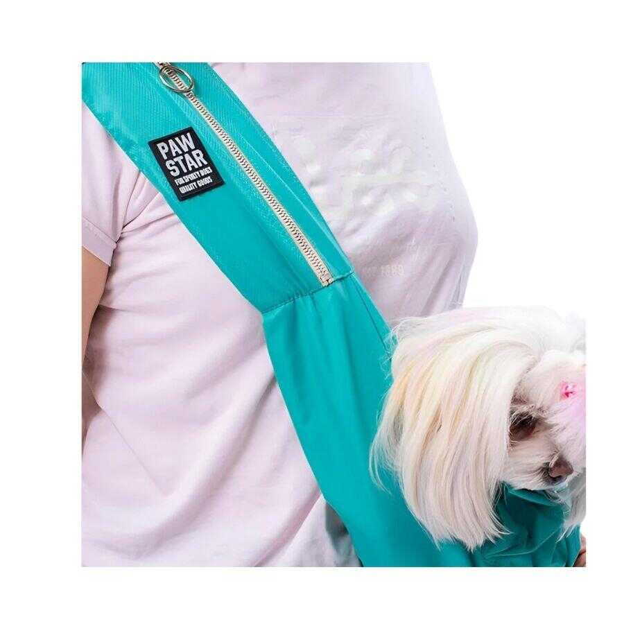 Pawstar Crossbody Cat & Small Dog Carrier Bag Mint 50x15x20 cm