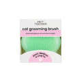 Pet Teezer Cat Grooming and Massage Brush Green 1 Count