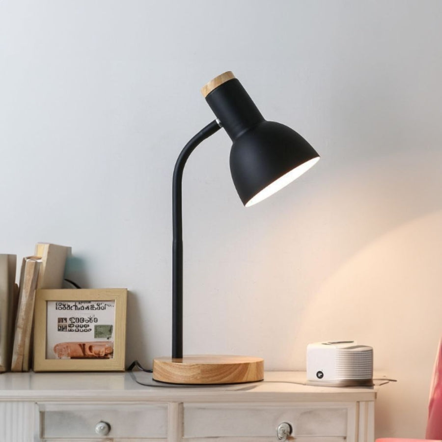 Petrix USB LED Desk Lamp for Bright Workspace Lighting Black