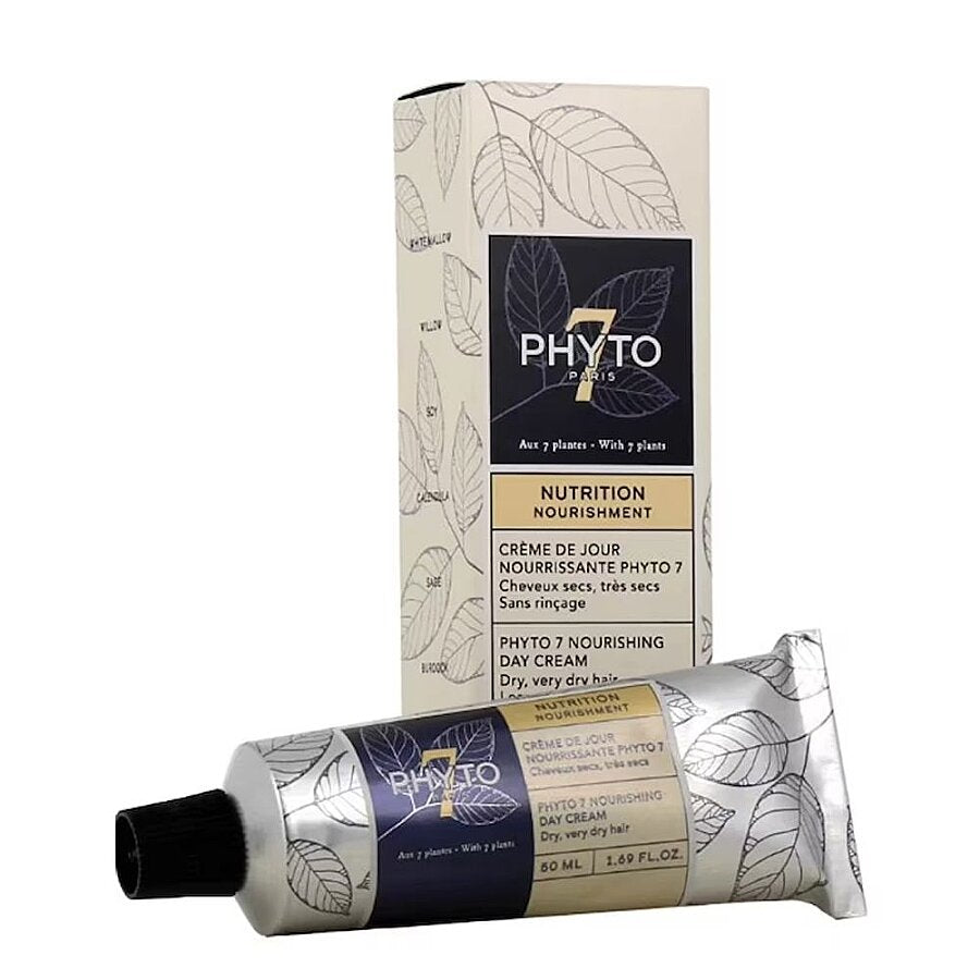 Phyto 7 Nutrition Day Cream Daily Moisturizer for Dry Hair 50 ml