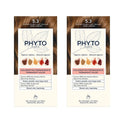 Phyto Phytocolor 5.3 Light Golden Chestnut Hair Dye 2-Pack