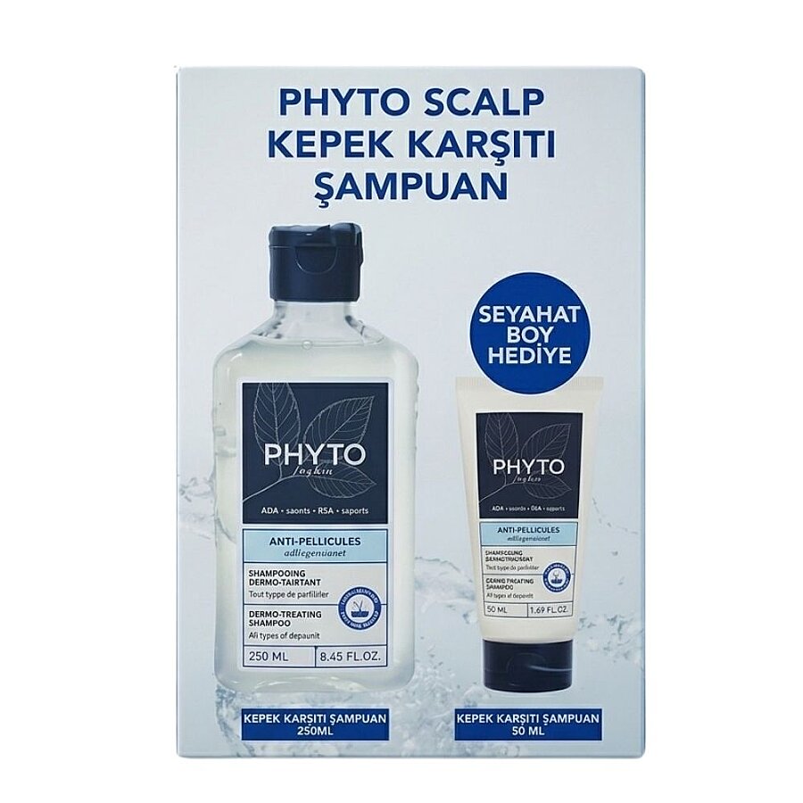 Phyto Scalp Soothing Flake Control Shampoo Set 250ml + 50ml