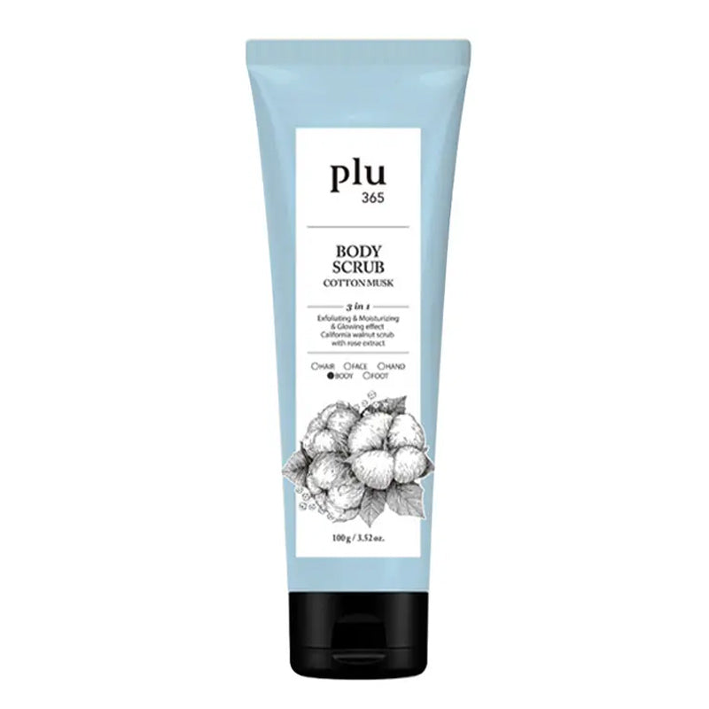 Plu 365 Body Scrub Cotton Musk Smoothing Peeling 100g