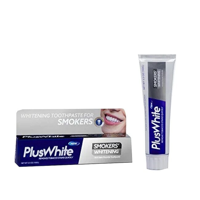 Plus White Smokers Whitening Toothpaste for Stain Removal 100g
