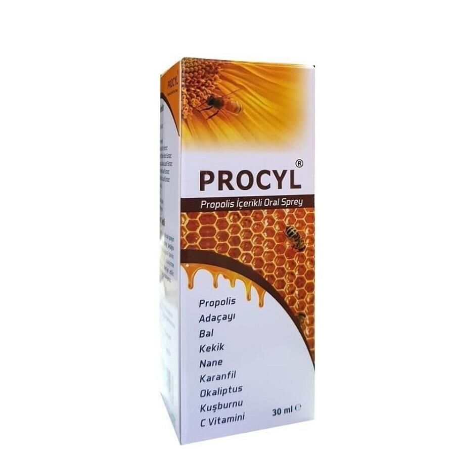 Procyl Propolis Oral Spray with Vitamin C & Herbs 30ml