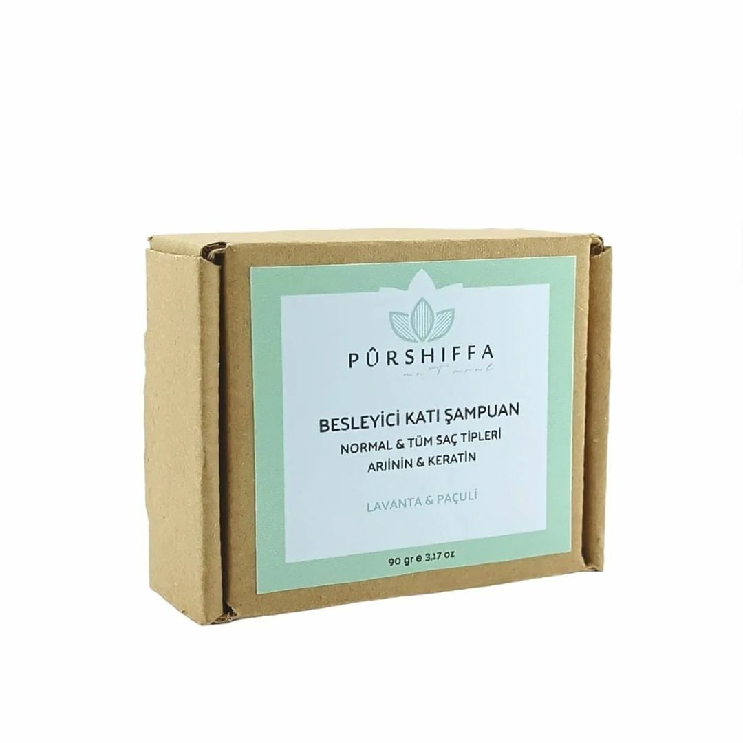 Purshiffa Besleyici Nourishing Solid Shampoo Bar 90g