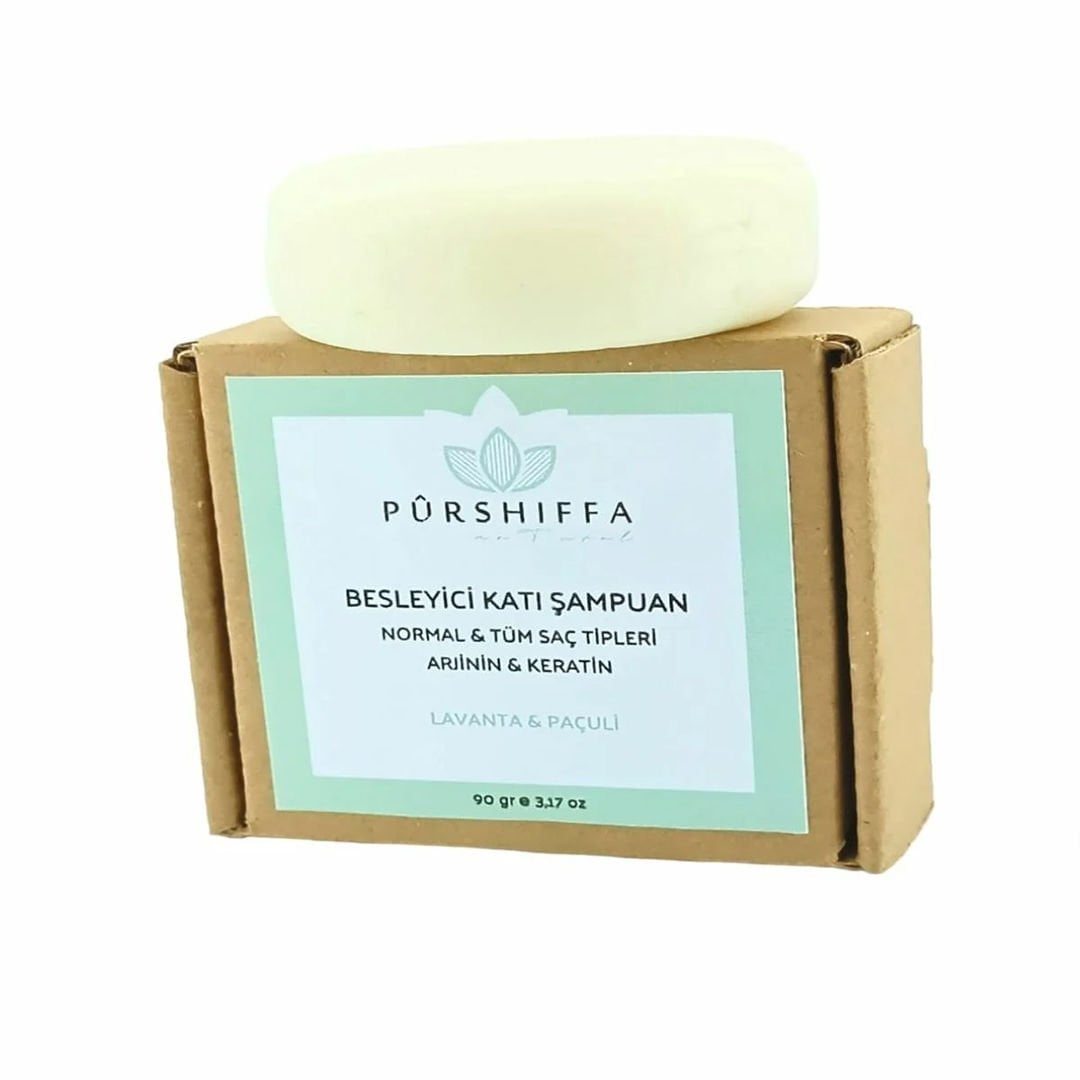 Purshiffa Besleyici Nourishing Solid Shampoo Bar 90g