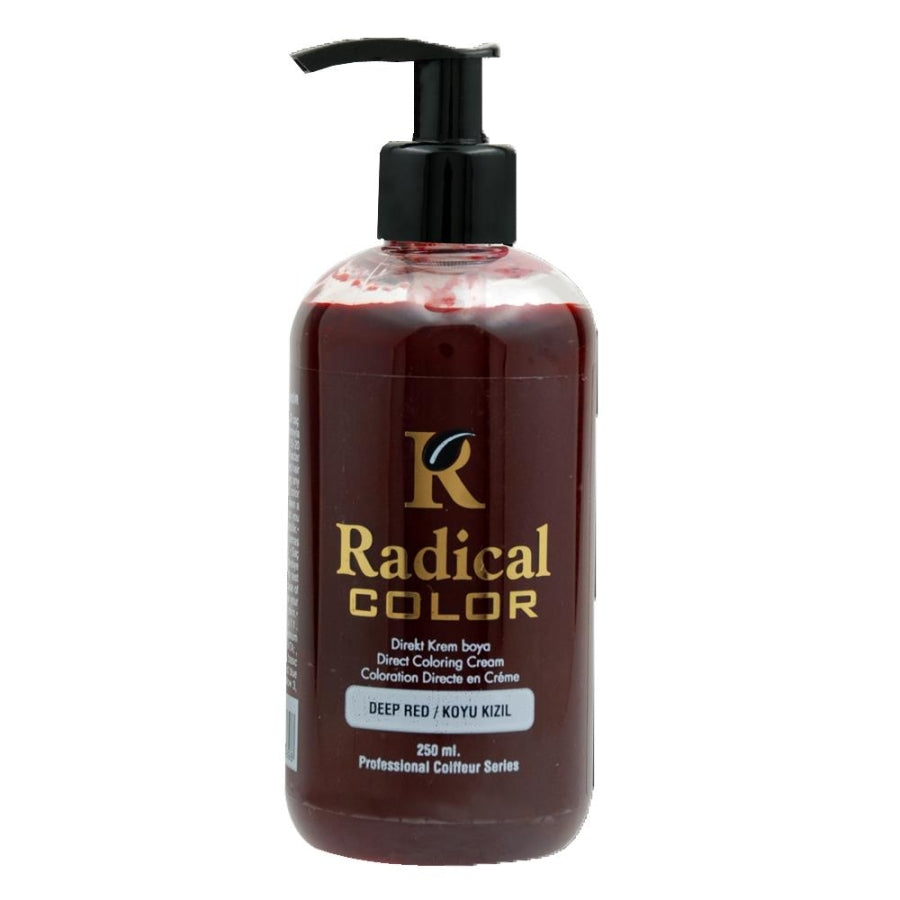 Radical Color Dark Red Semi-Permanent Hair Color Cream 250ml