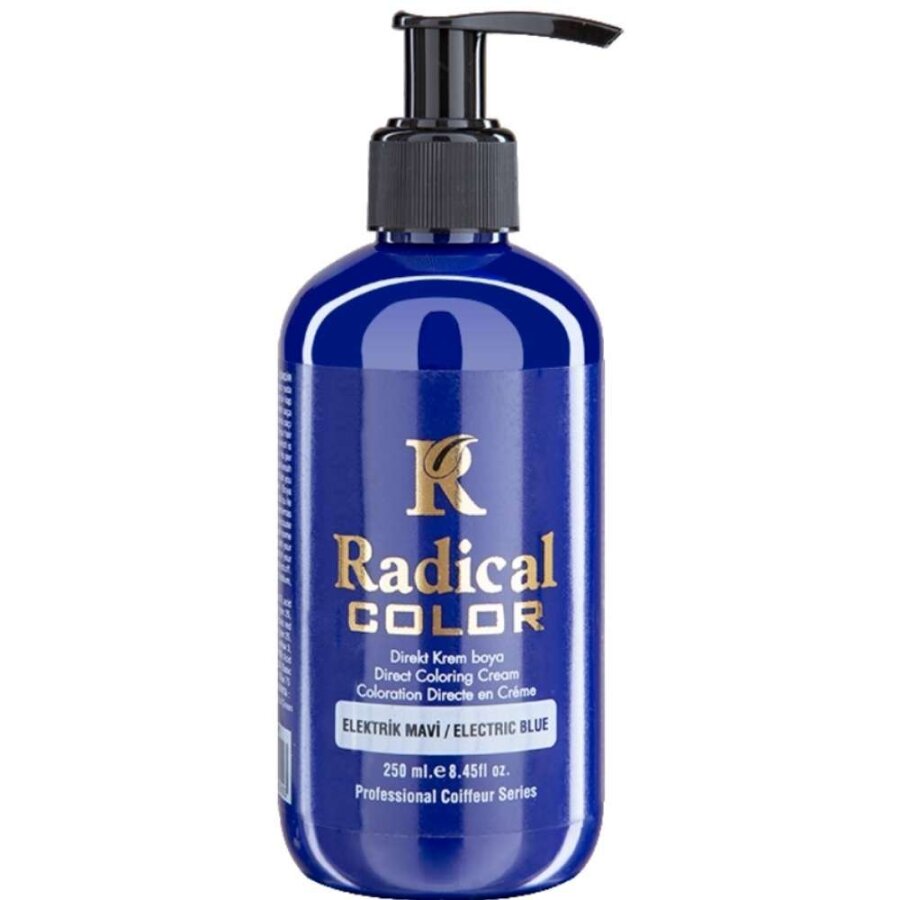 Radical Color Electric Blue Water-Based Hair Dye 250ml