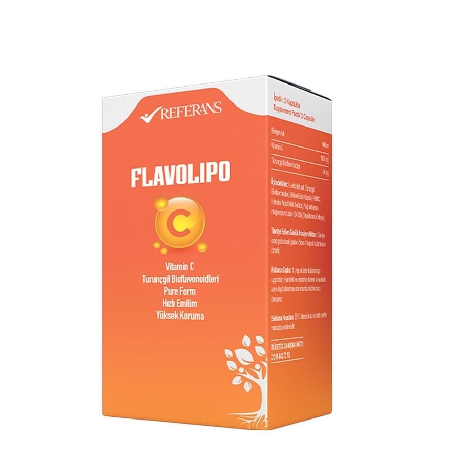 Referans Nutra Flavolipo C Vitamin C & Bioflavonoids 60 Capsules