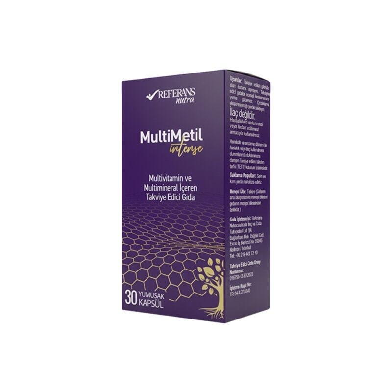 Referans Nutra Multimetil Intense Multivitamin & Omega-3 30 Softgels
