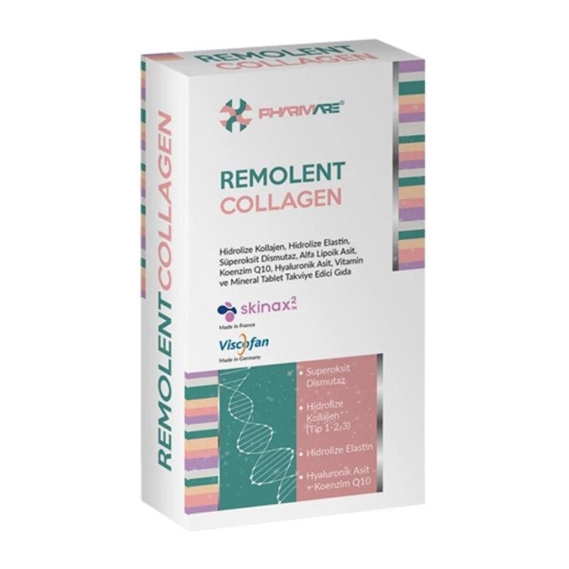 Remolent Collagen Tablet with Hyaluronic Acid & Biotin 30 Count