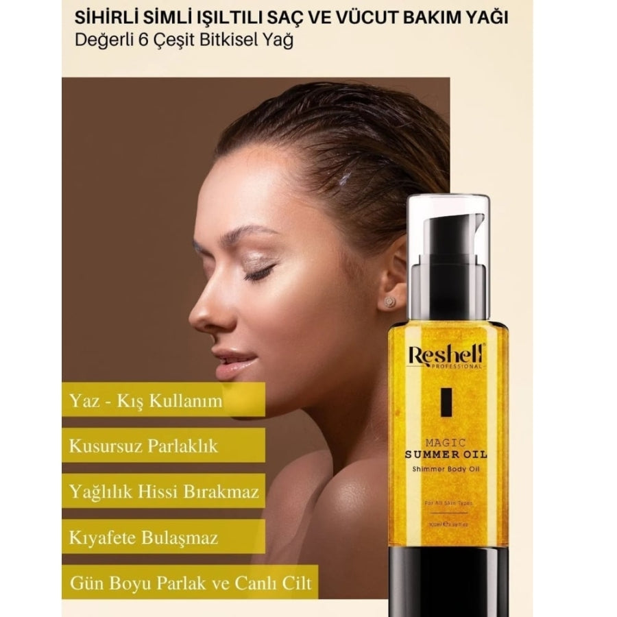 Reshell Professional Radiant Hair & Body Oil 100ml