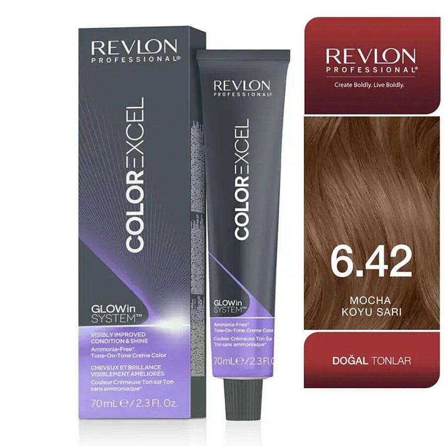 Revlon Professional Color Excel 6.42 Glossy Hair Color 70ml