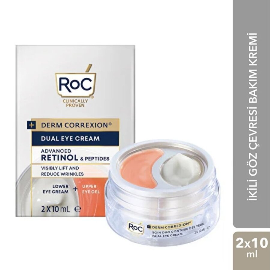 RoC Derm Correxion Retinol + Peptide Dual Eye Cream 20 ml