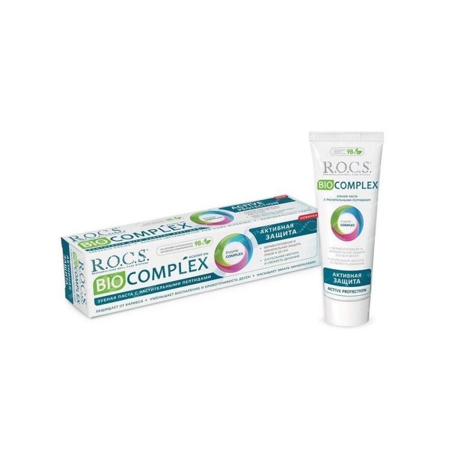 Rocs Biocomplex Active Toothpaste for Enamel Health 75ml