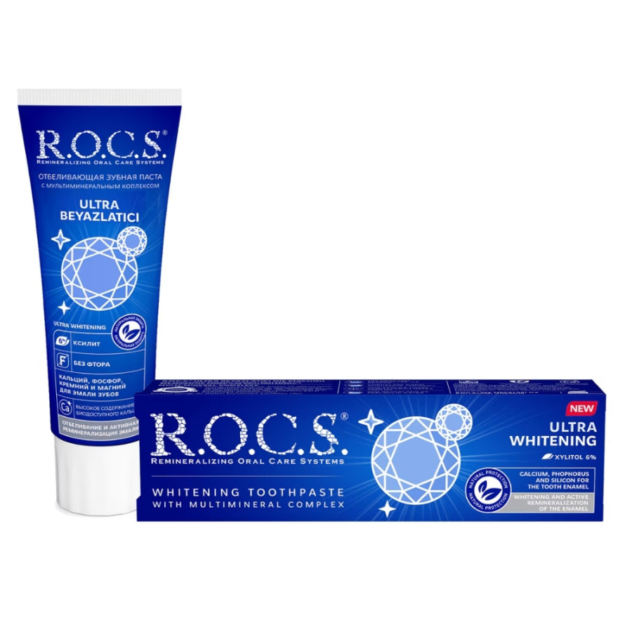 R.O.C.S. Ultra Whitening Toothpaste for Bright Smiles 94g